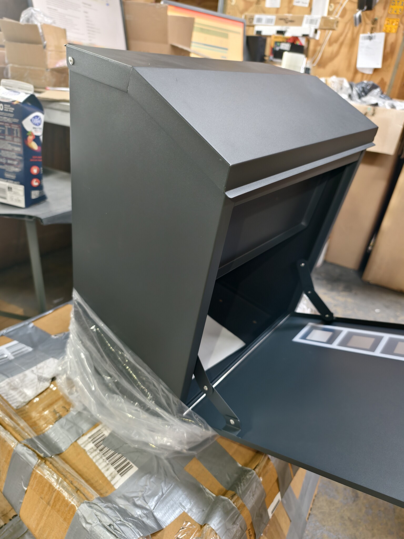 Pakketbrievenbus Wandmontage 43x24x52cm Antraciet - 49% Korting!