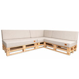 Hollywoodschommel Kussenset met Zonnedak 175x108 cm | 60% Korting