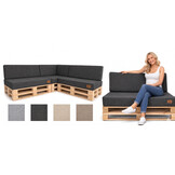 Hollywoodschommel Kussenset met Zonnedak 175x108 cm | 60% Korting