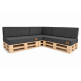 Hollywoodschommel Kussenset met Zonnedak 175x108 cm | 60% Korting