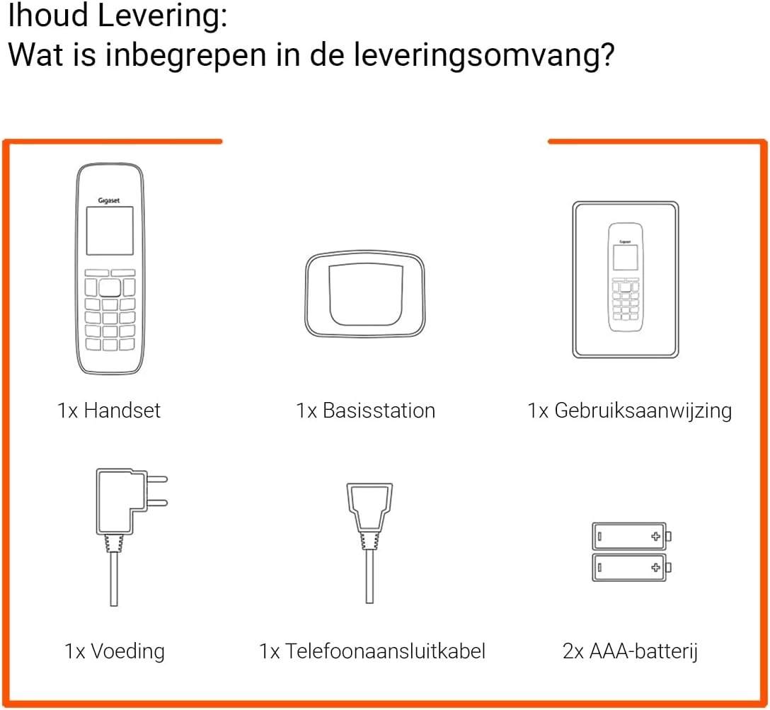 Draadloze DECT Telefoon Gigaset PURE 120 - 32% Korting