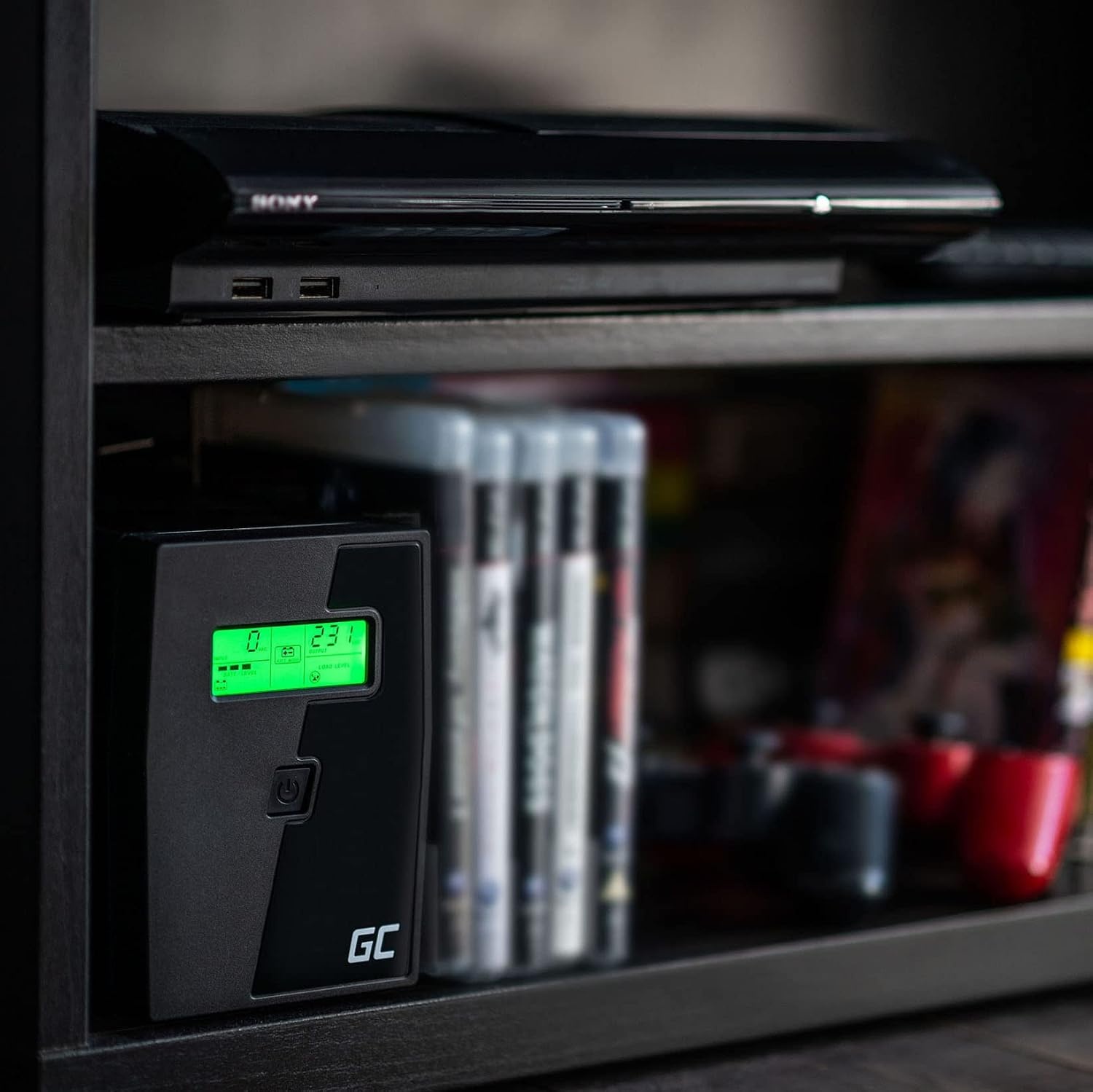 UPS Noodstroom 600VA 360W met LCD | Bescherming tegen stroomuitval