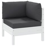 Palletkussens Antraciet Oxford Stof (3-delig) - 60% Korting!