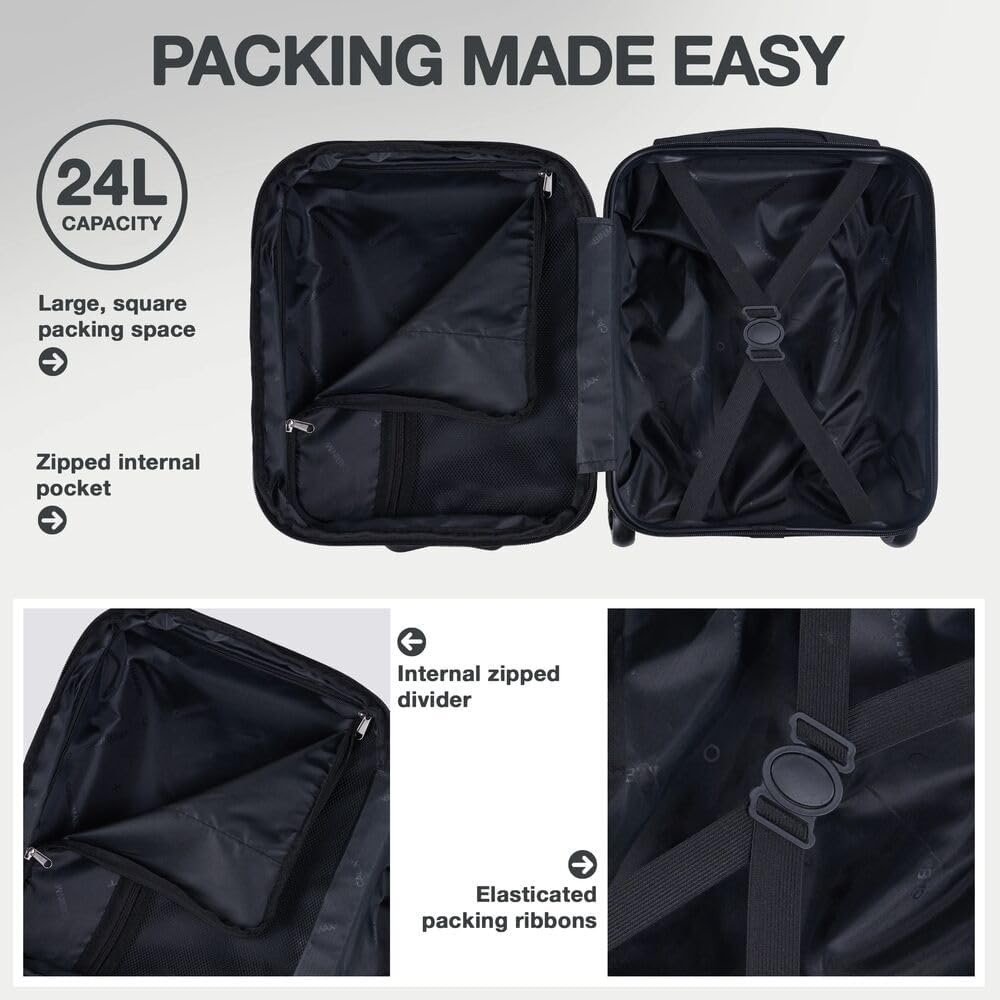 Handbagage Koffer Trolley 40x30x20 cm 24L - Vliegtuigproof met 34% Korting
