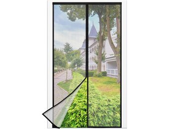 Magnetische Vliegengaas Deur (80x200cm) Zwart - 55% Korting