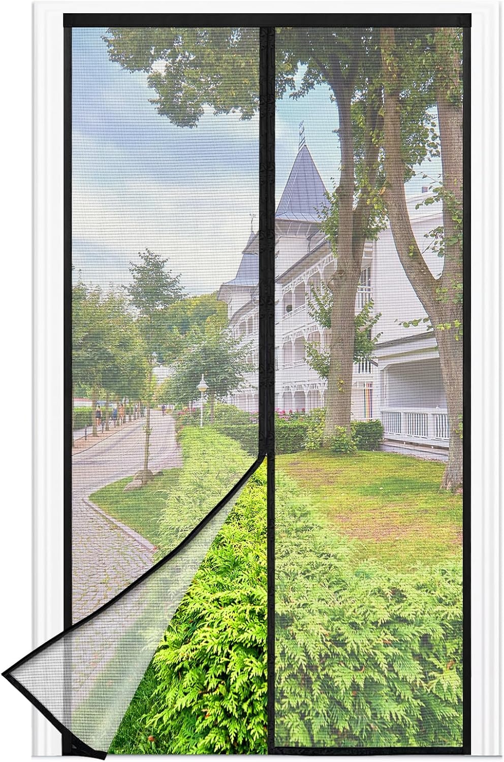 Magnetische Vliegengaas Deur (80x200cm) Zwart - 55% Korting