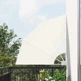 VidaXL Balkon Privacy Scherm Crème 115x115cm - 33% Korting