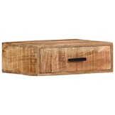 Wandnachtkastje Massief Mangohout 40x30 cm - 59% Korting