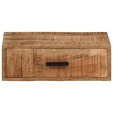 Wandnachtkastje Massief Mangohout 40x30 cm - 59% Korting