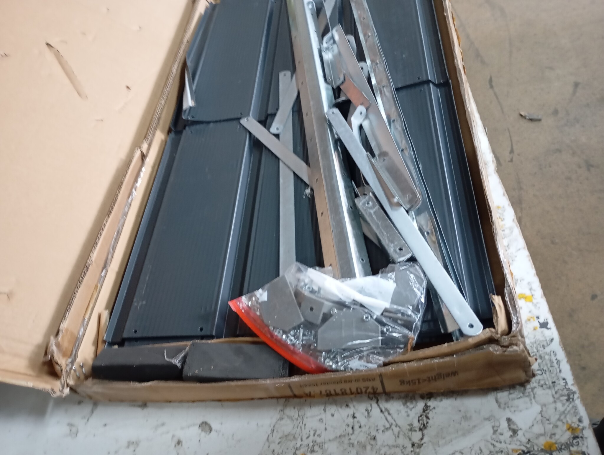 Plantenbak Antraciet Staal 160x40x75 cm - 58% Korting