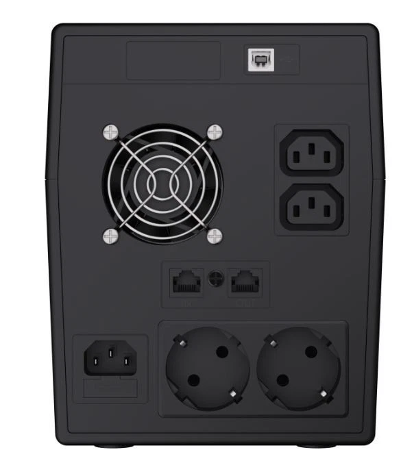 UPS 2000VA/1400W met 2 stopcontacten | 61% Korting
