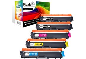5-Pack Hoge Capaciteit Tonerset voor Brother TN241/TN245 - 59% Korting