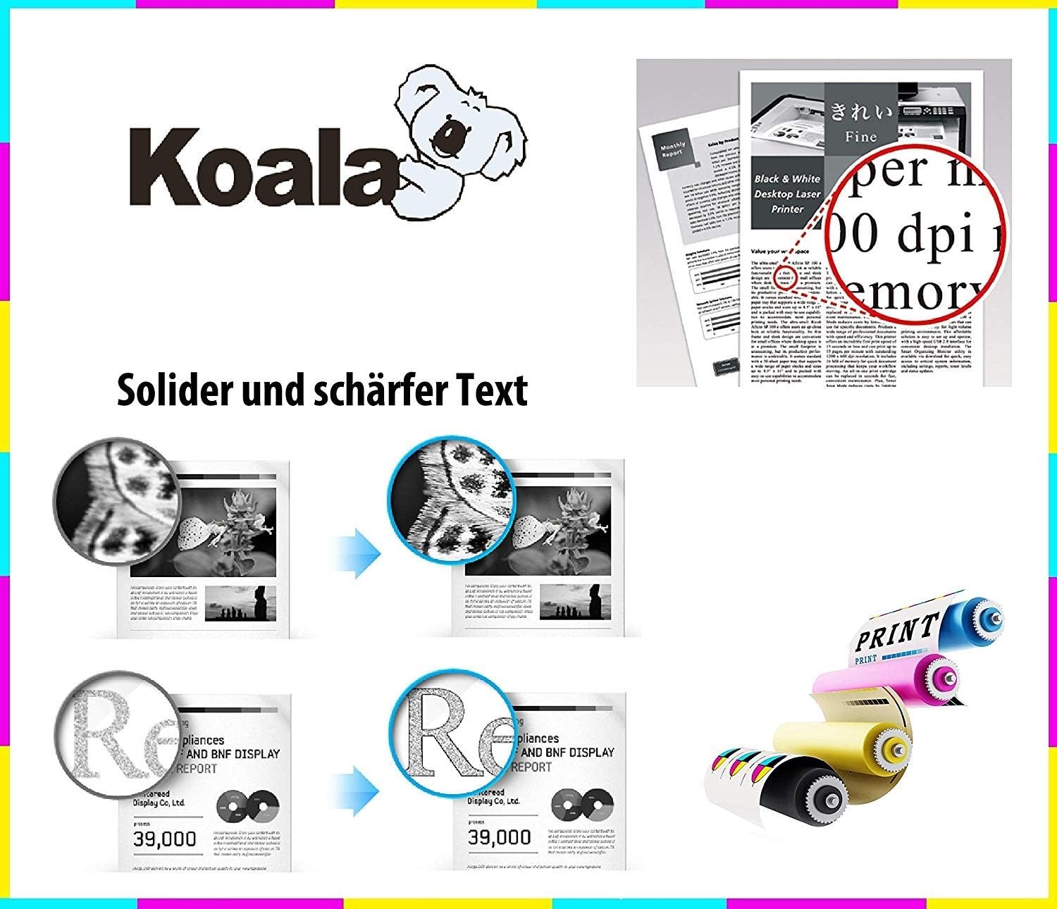5-Pack Hoge Capaciteit Tonerset voor Brother TN241/TN245 - 59% Korting