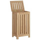 vidaXL Wasmand Massief Teakhout 35x25x60cm - 34% Korting!