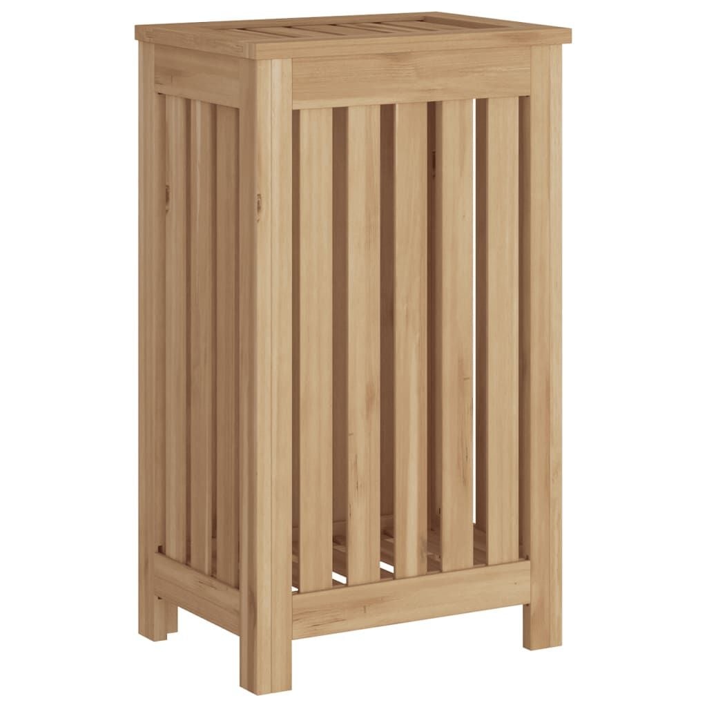 vidaXL Wasmand Massief Teakhout 35x25x60cm - 34% Korting!