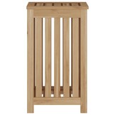vidaXL Wasmand Massief Teakhout 35x25x60cm - 34% Korting!