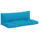 VidaXL Palletkussens, 2 Stuks Stof Lichtblauw - 34% Korting!