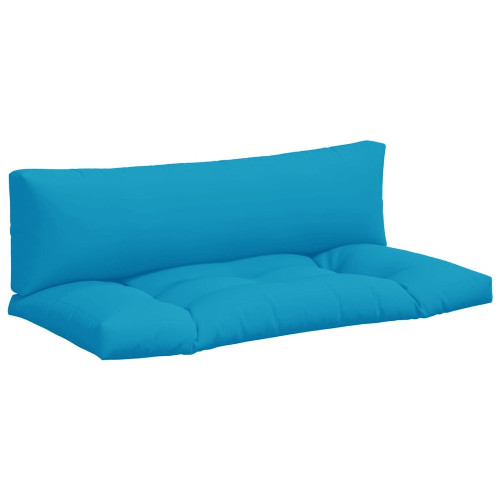 VidaXL Palletkussens, 2 Stuks Stof Lichtblauw - 34% Korting!