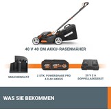 Accu-grasmaaier 41cm | 40V | Korting 35%
