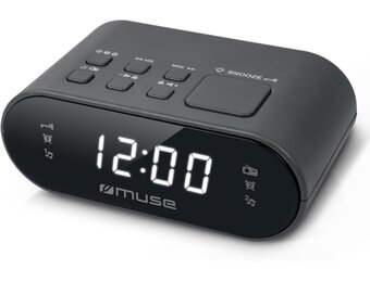 Wekkerradio M-10CR DAB+ met Dubbel Alarm & Groot Display - 33% Korting