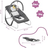 Babywipstoeltje met 60% Korting | Vanaf Geboorte | Zacht Gevoerd Grijs
