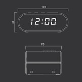 Wekkerradio M-10CR DAB+ met Dubbel Alarm & Groot Display - 33% Korting