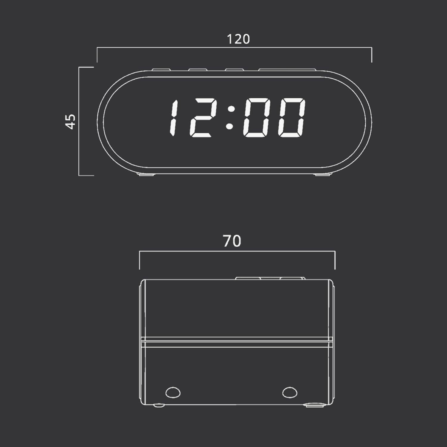 Wekkerradio M-10CR DAB+ met Dubbel Alarm & Groot Display - 33% Korting