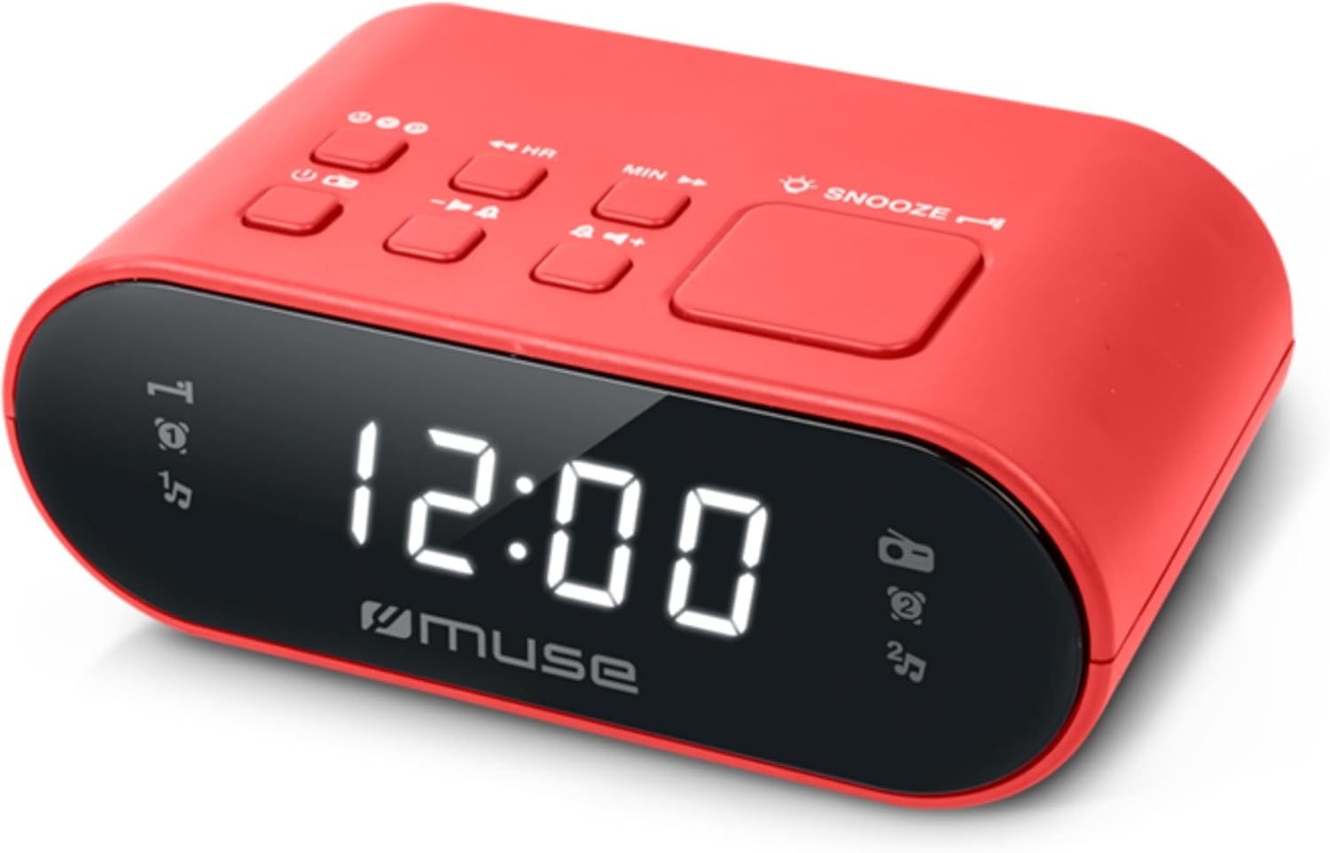 Wekkerradio M-10CR DAB+ met Dubbel Alarm & Groot Display - 33% Korting