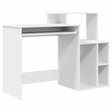 Wit Bureau met Opbergruimte (120.5cm) - 59% Korting