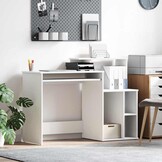 Wit Bureau met Opbergruimte (120.5cm) - 59% Korting