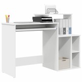 Wit Bureau met Opbergruimte (120.5cm) - 59% Korting