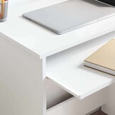 Wit Bureau met Opbergruimte (120.5cm) - 59% Korting