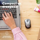 Stille Draadloze Muis Zwart met 40% Korting