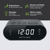 Wekkerradio M-10CR DAB+/FM met Dubbel Alarm & Grote Display - 33% Korting