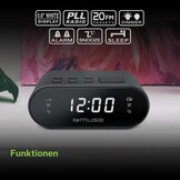 Wekkerradio M-10CR DAB+/FM met Dubbel Alarm & Grote Display - 33% Korting