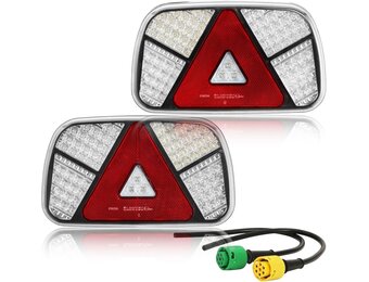 LED Achterlichten Aanhanger Caravan Trailer 12/24V - 7 Functies - IP67 - 2 Stuks (29% Korting)