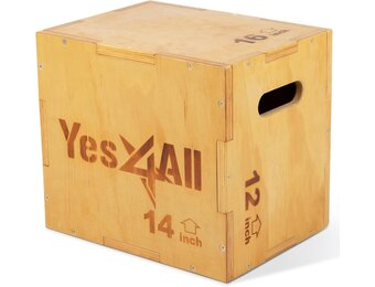 Houten Plyo Box 3-in-1: Springtraining & CrossFit - 34% Korting