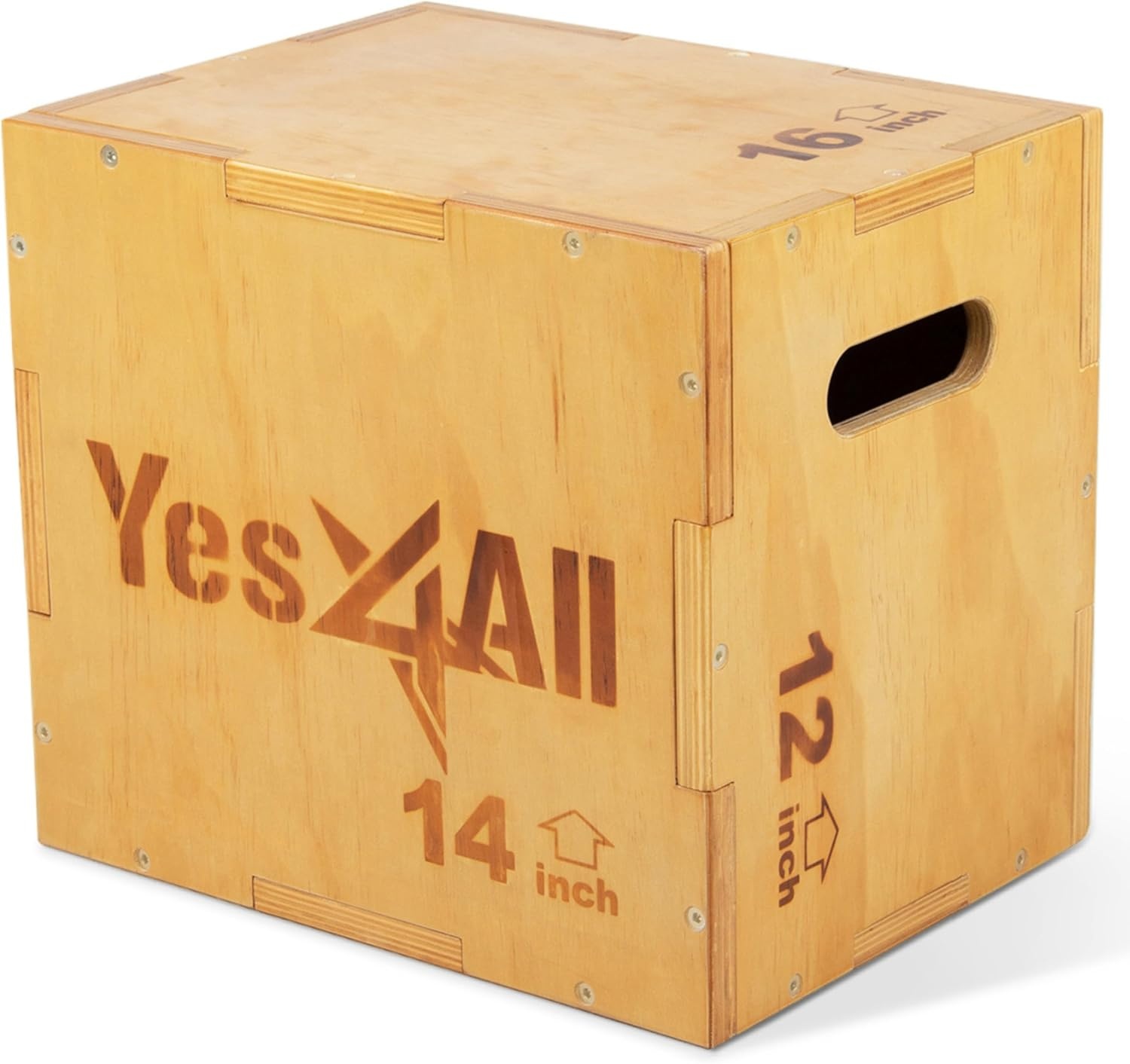 Houten Plyo Box 3-in-1: Springtraining & CrossFit - 34% Korting
