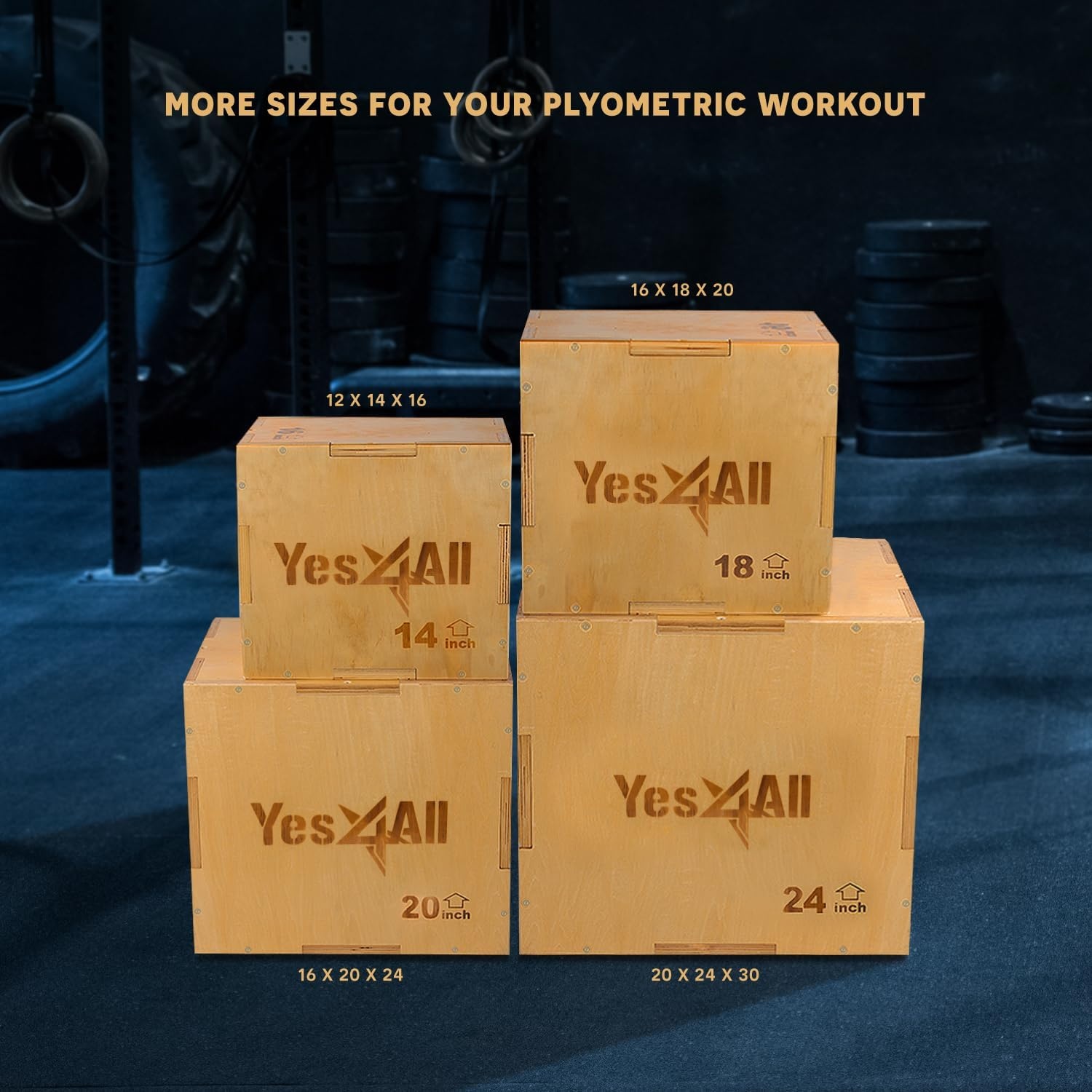 Houten Plyo Box 3-in-1: Springtraining & CrossFit - 34% Korting