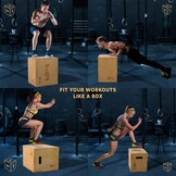 Houten Plyo Box 3-in-1: Springtraining & CrossFit - 34% Korting