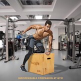 Houten Plyo Box 3-in-1: Springtraining & CrossFit - 34% Korting