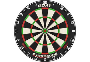 Dartbord 18 inch Zwart | Sisal | Zelfherstellend | Minimale Bounce-outs | 34% Korting