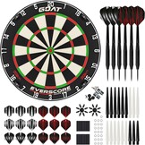 Dartbord 18 inch Zwart | Sisal | Zelfherstellend | Minimale Bounce-outs | 34% Korting