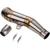 RVS Motoruitlaatdemper 51mm - Universeel met 34% Korting
