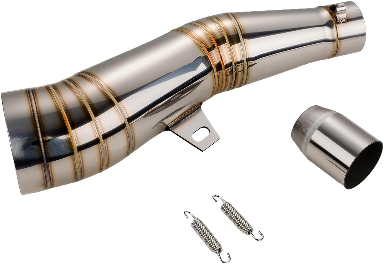 RVS Motoruitlaatdemper 51mm - Universeel met 34% Korting