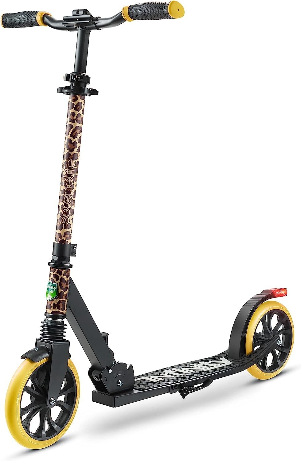 Opvouwbare Step met 20cm Wielen | Luipaardprint | 34% Korting