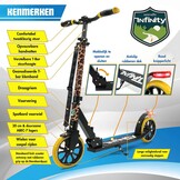 Opvouwbare Step met 20cm Wielen | Luipaardprint | 34% Korting