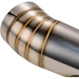 RVS Motoruitlaatdemper 51mm - Universeel met 34% Korting