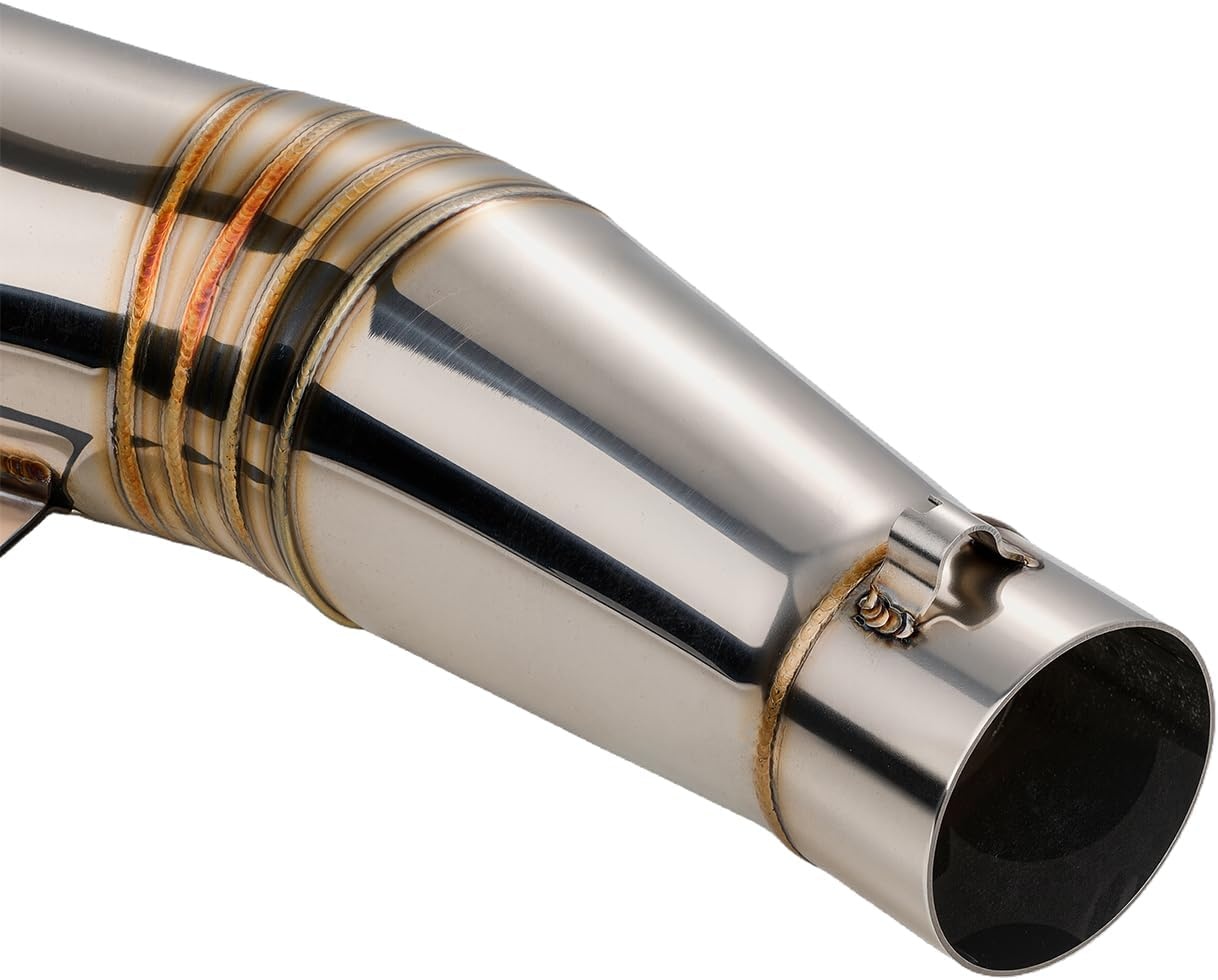 RVS Motoruitlaatdemper 51mm - Universeel met 34% Korting
