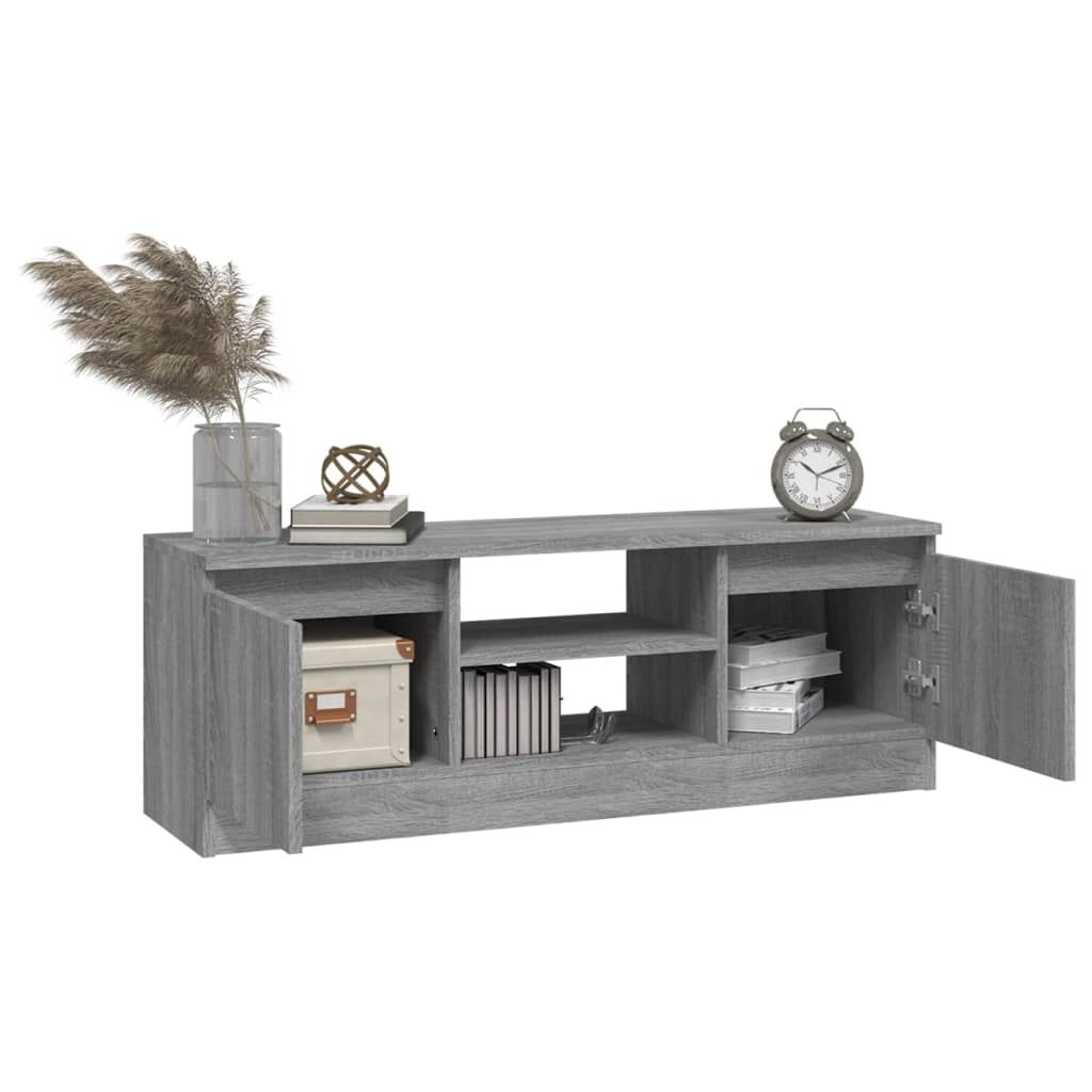 Grijze TV-kast Sonoma Eiken - 102x30x36 cm - 34% Korting